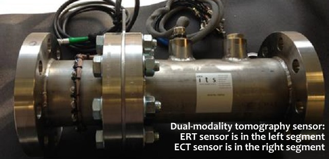 Dual modality tomography sensor