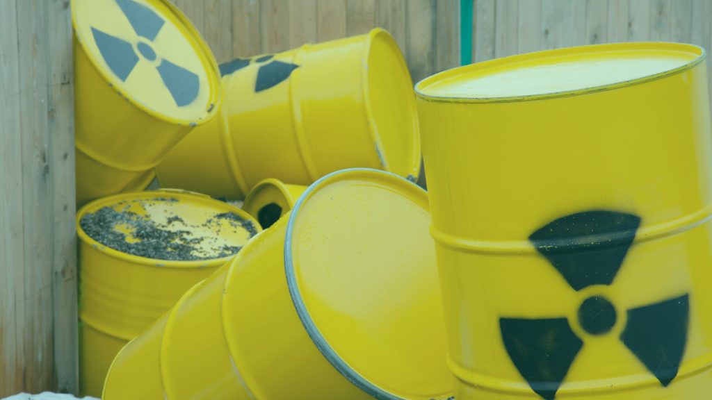 Nuclear waste cylindars